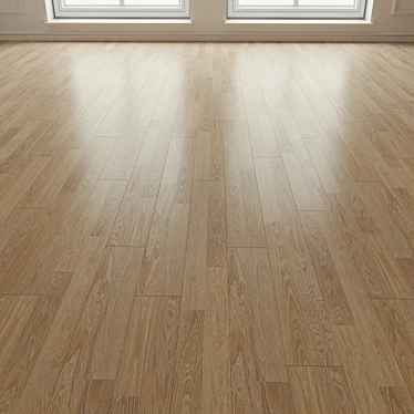 Natural Wood Parquet Laminate 3D model image 1 