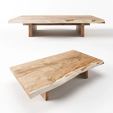 Natural Edge Coffee Table from IVAN CHUDOV Workshop 3D model image 1 