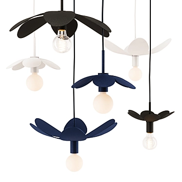 Blossom Pendant Light by Monika Mulder 3D model image 1 