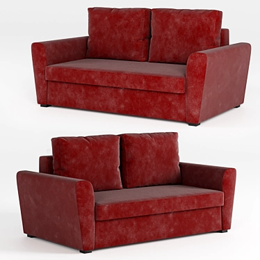  Hummingbird Sofa: Stylish and Comfortable 3D model image 1 