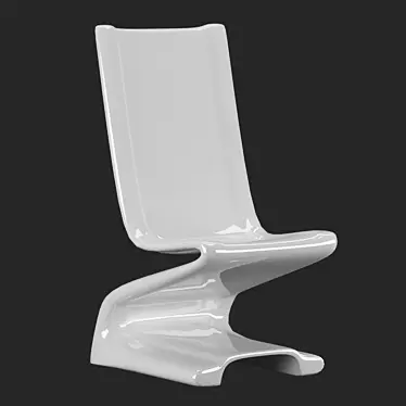 Modern Ergonomic Chair: Stylish & Functional 3D model image 1 