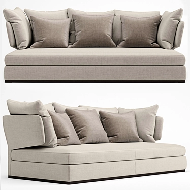  Stylish B&B Italia Sofa 3D model image 1 