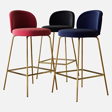 Elegant Ona Stool | Freifrau 3D model image 1 