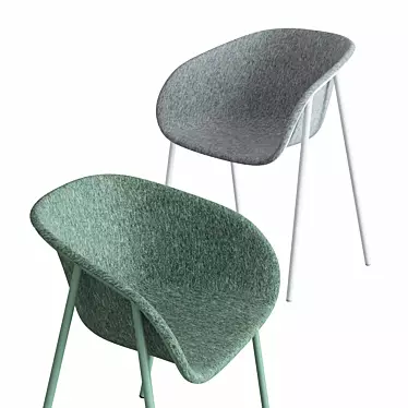 DeVorm LJ 1 PET Felt Armchair 3D model image 1 