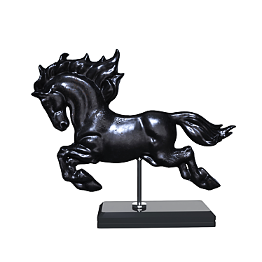 Elegant Horse Decor for Stylish Homes 3D model image 1 