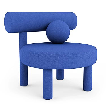 Bauhaus-inspired Sphere Chair 3D model image 1 