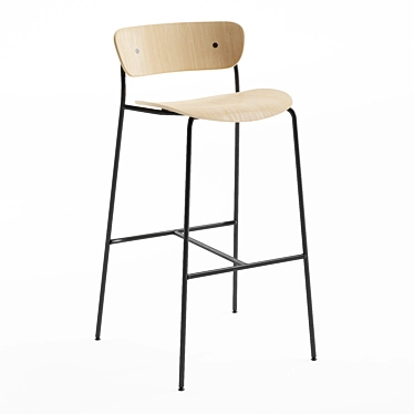 Elegant Pavilion AV9 Chair: Timeless Design 3D model image 1 