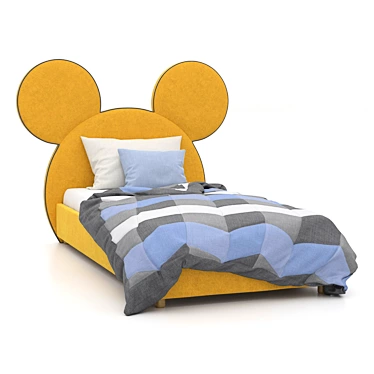 Mickey Mouse Kids Bed 3D model image 1 