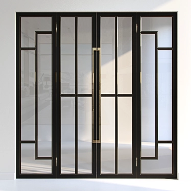 Variety of Door Materials 3D model image 1 