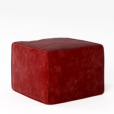 Claris Poof: Versatile & Stylish Ottoman 3D model image 1 