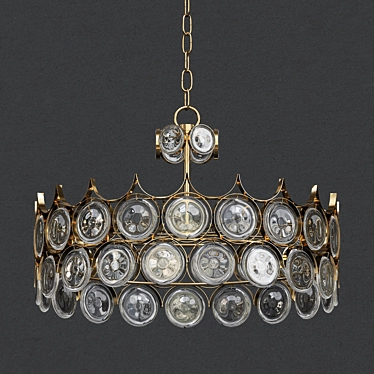 Elegant Jerusalem House Chandeliers 3D model image 1 