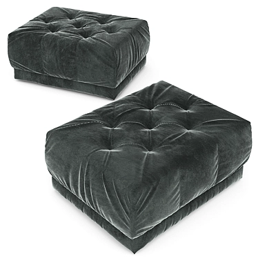 Elegant Savoy Ottoman: Stylish & Functional 3D model image 1 