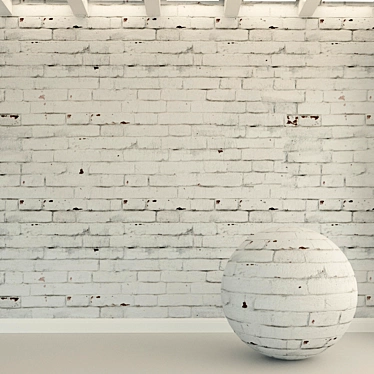 Title: Aged Brick Wall Texture 3D model image 1 