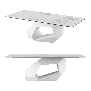Luxury Raw Diamond Liu Jo: Exquisite Urbanfun Table 3D model image 1 