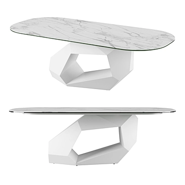 Urbanfun Raw Diamond Folding Table 3D model image 1 