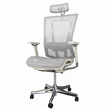 Ergonomic Mesh Office Chair: Enhance Posture 3D model image 1 