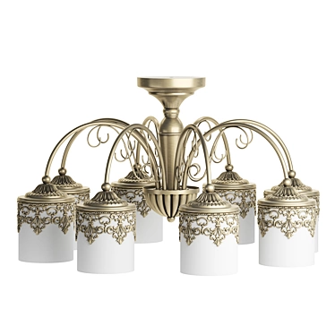 Metropolis Vita Chandelier 3D model image 1 