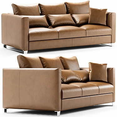 Sleek & Stylish Ligne Roset Estienne Sofa 3D model image 1 