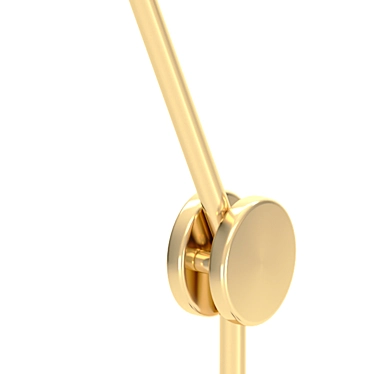 Beat Brass Floor Lamp by Tom Dixon 3D model image 1 