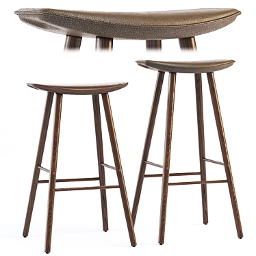 Multi-Height Sløyd Stools 3D model image 1 