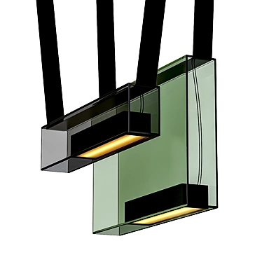 Elegant Milan Pendant Lamp 3D model image 1 