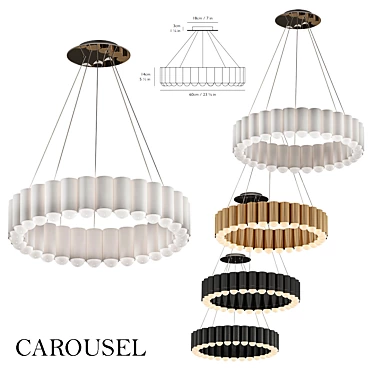 Exquisite 2013 Carousel: Rendered Brilliance 3D model image 1 