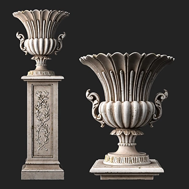 Roberto Giovannini Vase - Lowpoly 3D Model 3D model image 1 