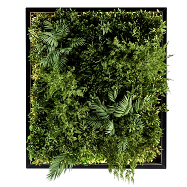 Metal Frame Vertical Garden 3D model image 1 