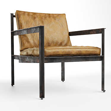 Sleek Cargo Lounge Chair: Max2015, OBJ, Vray Next 3D model image 1 