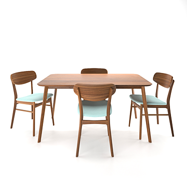 GDF Studio 5-Piece Dining Set