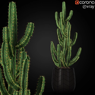 Botanical Bliss: 252 Greenery Delight 3D model image 1 