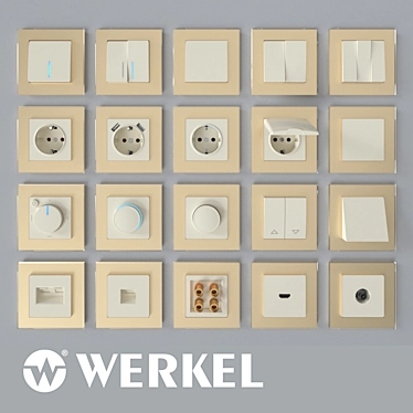 Werkel OM Electrical Switches & Sockets 3D model image 1 