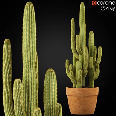 Exquisite Plant Set: Collection 254 3D model image 1 