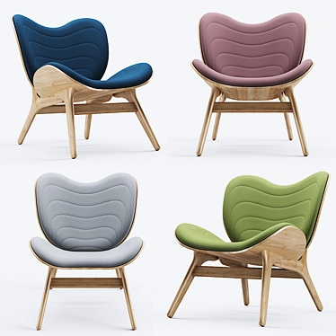 UMAGE Conversation Chair | Versatile & Stylish 3D model image 1 