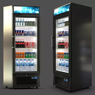 Clearview Freezer Fridge 3D model image 1 