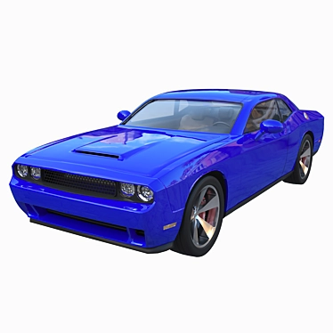Muscle Car Challenger: Sleek and Powerful 3D model image 1 