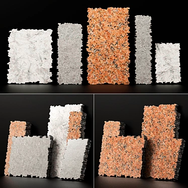 Luxury Marble Slab - High Quality 3D Texture 3D model image 1 