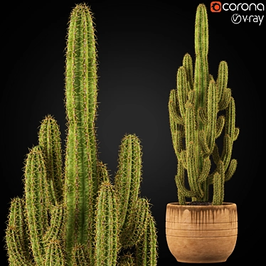 Greenery Galore: 256 Diverse Plant Collection 3D model image 1 