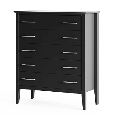 Coastwood Tallboy Drawer: Sleek and Stylish Storage Solution 3D model image 1 