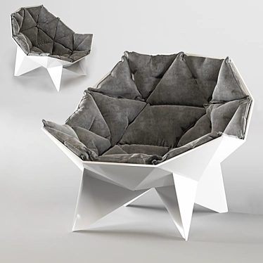 Geometry Luxe Chair 3D model image 1 