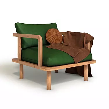 Ethnic Dreamer Armchair by Pop & Scott 3D model image 1 