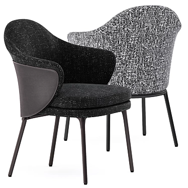 ANGIE CHAIR: Sleek Elegance for Your Space 3D model image 1 