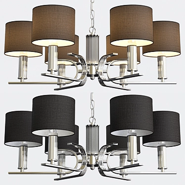 Ignitus 2599-6P Pendant Chandelier 3D model image 1 