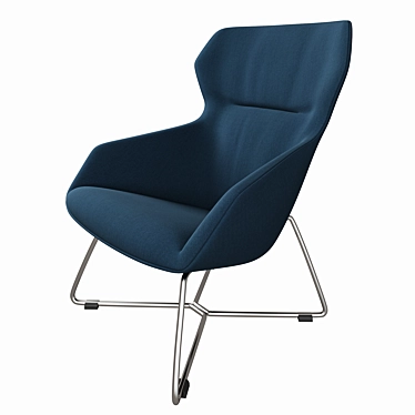 Italian Comfort: Ray Lounge Seating 3D model image 1 