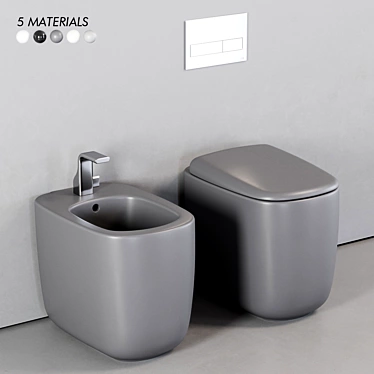 Ceramica Flaminia Mono WC Set 3D model image 1 