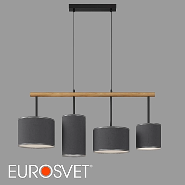 Deva Graphite Pendant - Modern & Stylish Lighting 3D model image 1 