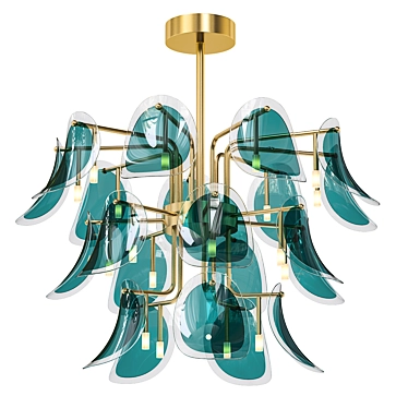 Enchanting Sea Siren Chandelier 3D model image 1 