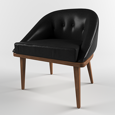 Cozy Comfort: Soft Chair for Ultimate Relaxation 3D model image 1 