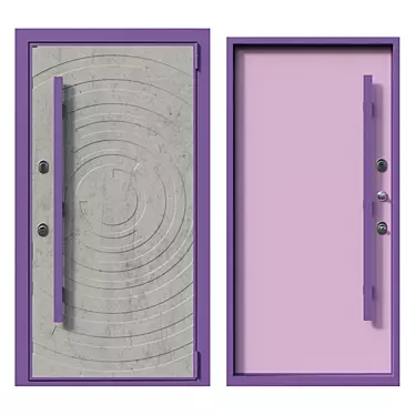 Securemme: European Decorative Doors 3D model image 1 