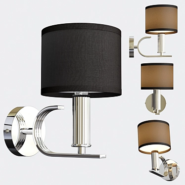 Sleek Ignitus Wall Sconce 3D model image 1 